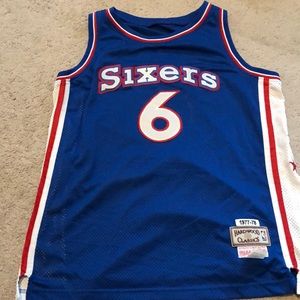 Doctor J throwback jersey